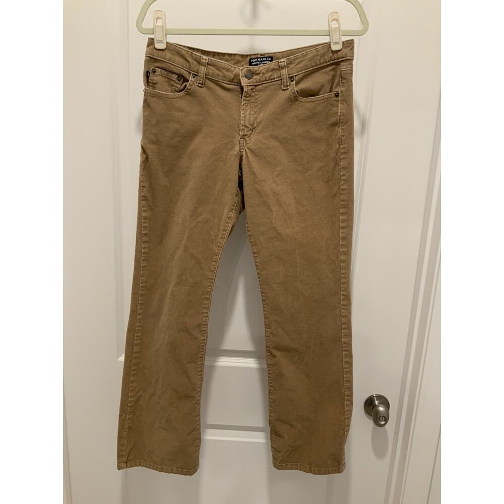 Polo Jeans Co.Ralph Lauren Vintage Pants 8 Women’s Corduroy Brown Straight Leg